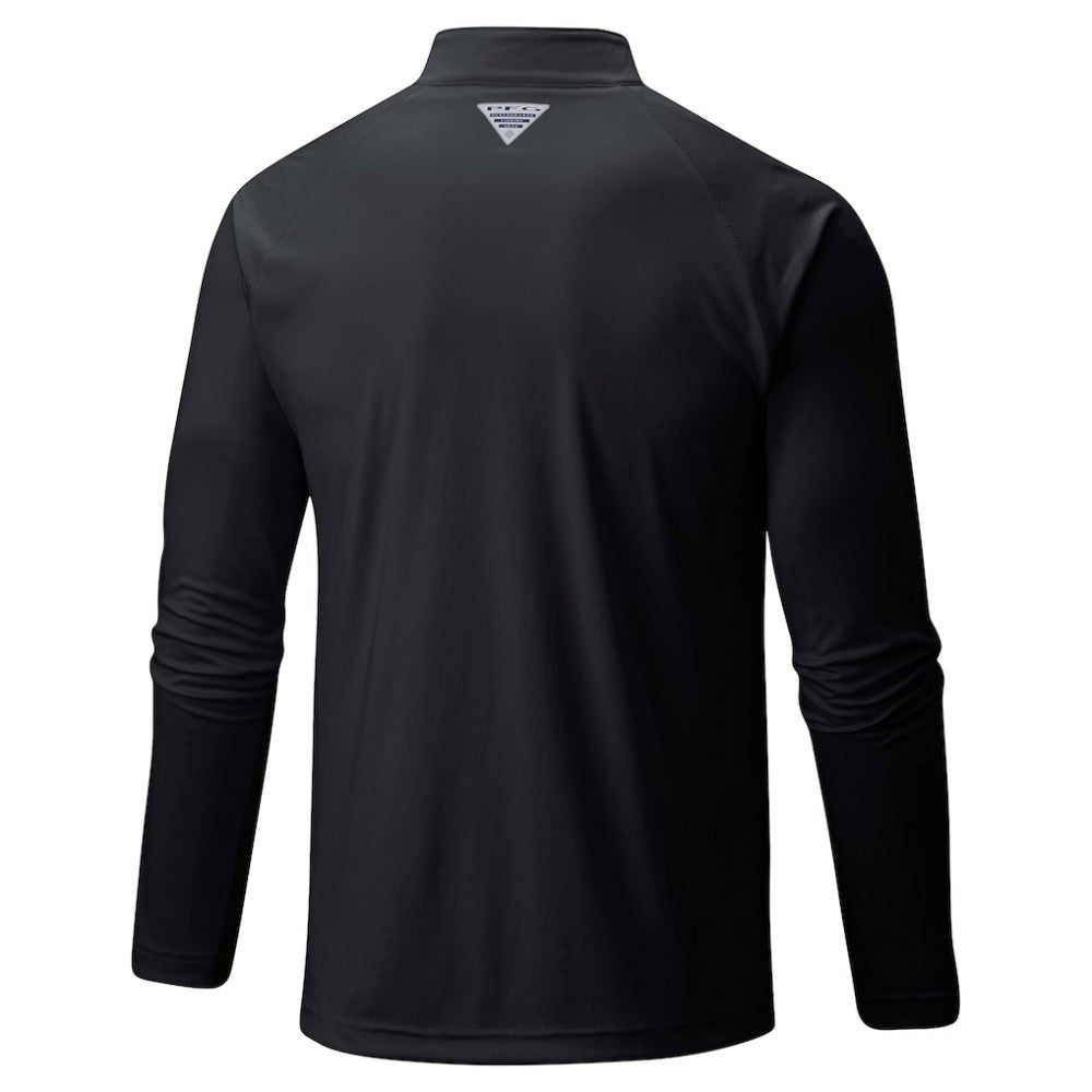 Los Angeles Dodgers Terminal Tackle Raglan Omni-Shade Quarter-Zip Pullover Top Black