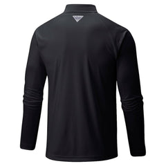 Los Angeles Dodgers Terminal Tackle Raglan Omni-Shade Quarter-Zip Pullover Top Black