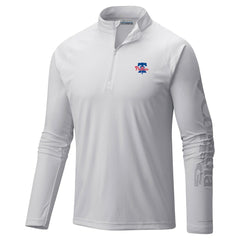 Philadelphia Phillies Terminal Tackle Raglan Omni-Shade Quarter-Zip Pullover Top White
