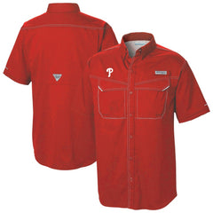 Philadelphia Phillies Omni-Wick Low Drag Offshore Button-Up Shirt Red