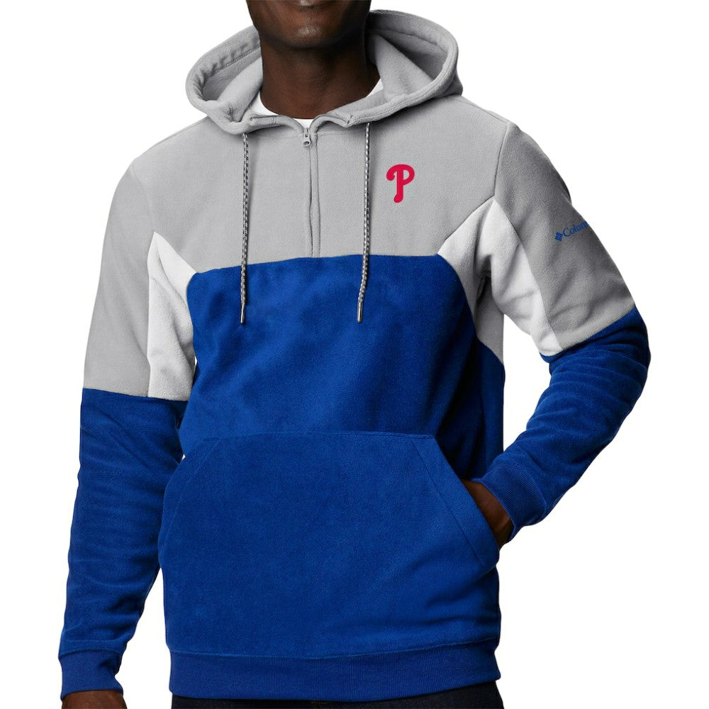 Philadelphia Phillies Lodge Fleece Quarter-Zip Hoodie Royal