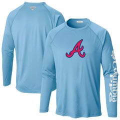 Atlanta Braves Terminal Tackle Long Sleeve T-Shirt Light Blue