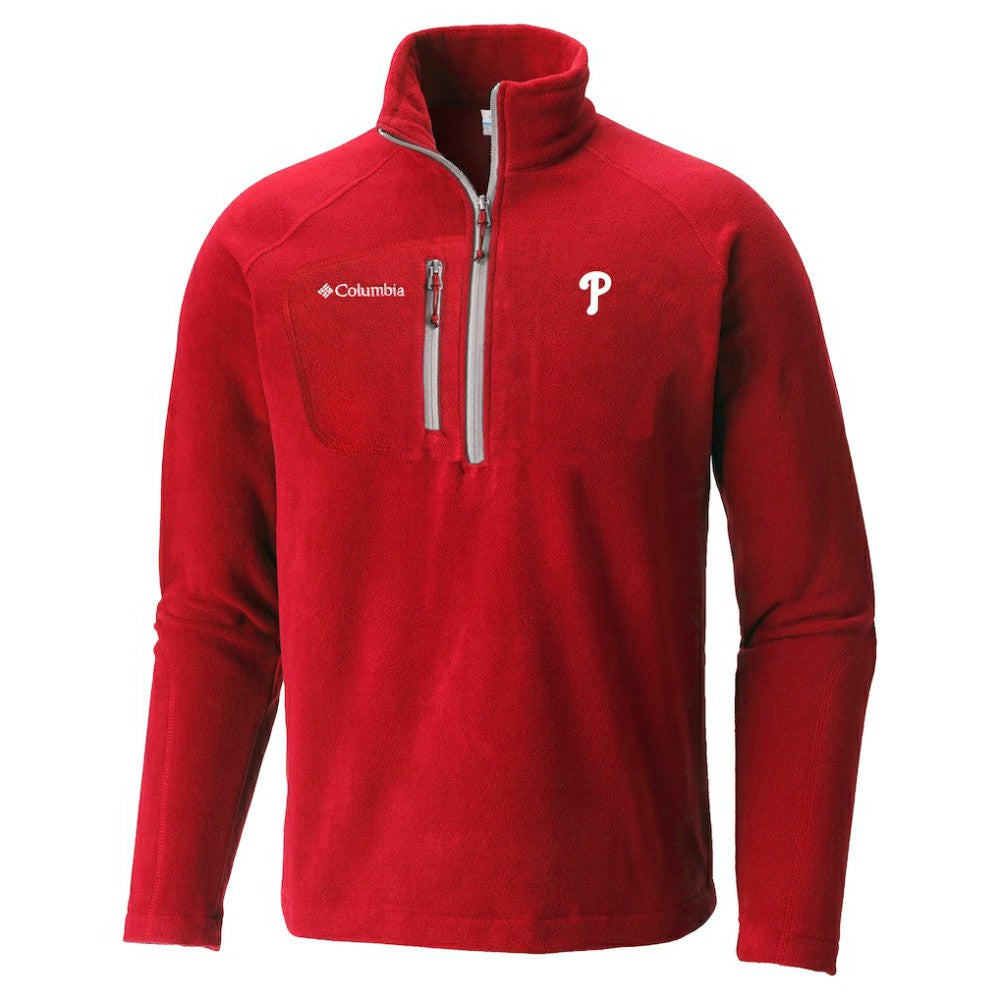 Philadelphia Phillies Fast Trek III Half-Zip Fleece Pullover Red