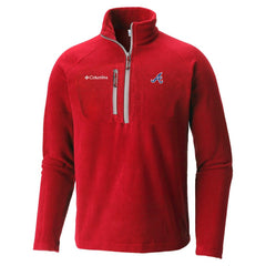 Atlanta Braves Fast Trek III Half-Zip Fleece Pullover Red