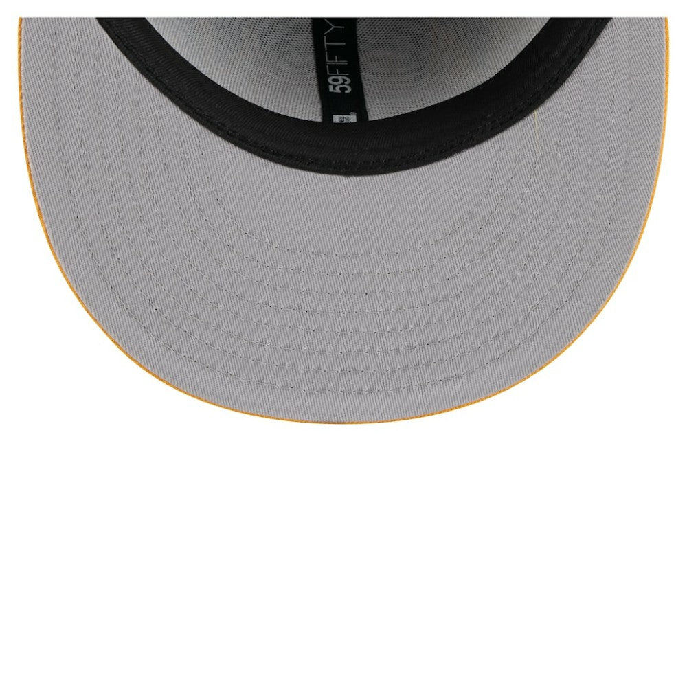 San Diego Padres Retro Pattern 59FIFTY Fitted Hat Brown/Gold