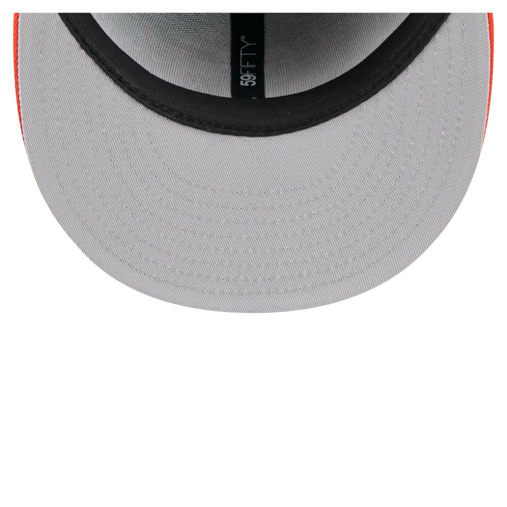 San Francisco Giants Retro Pattern 59FIFTY Fitted Hat Black/Orange