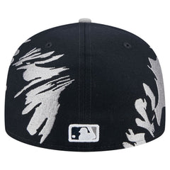 Detroit Tigers Retro Pattern 59FIFTY Fitted Hat Navy/Gray