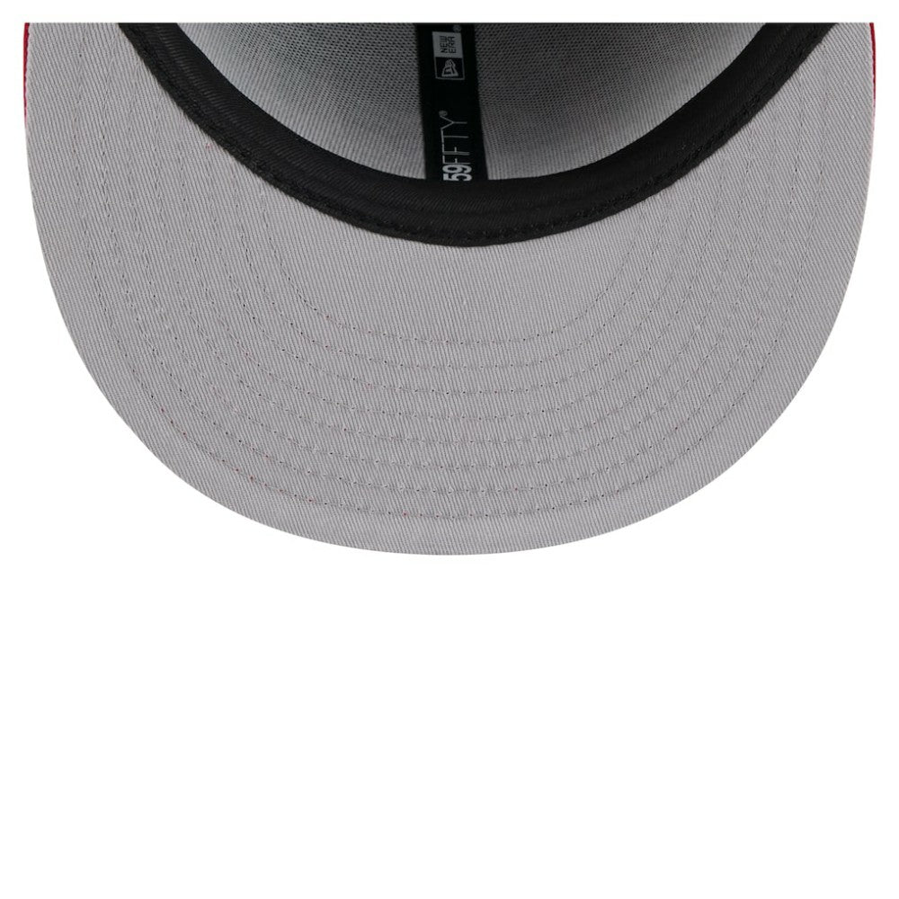 Boston Red Sox Retro Pattern 59FIFTY Fitted Hat Navy/Red