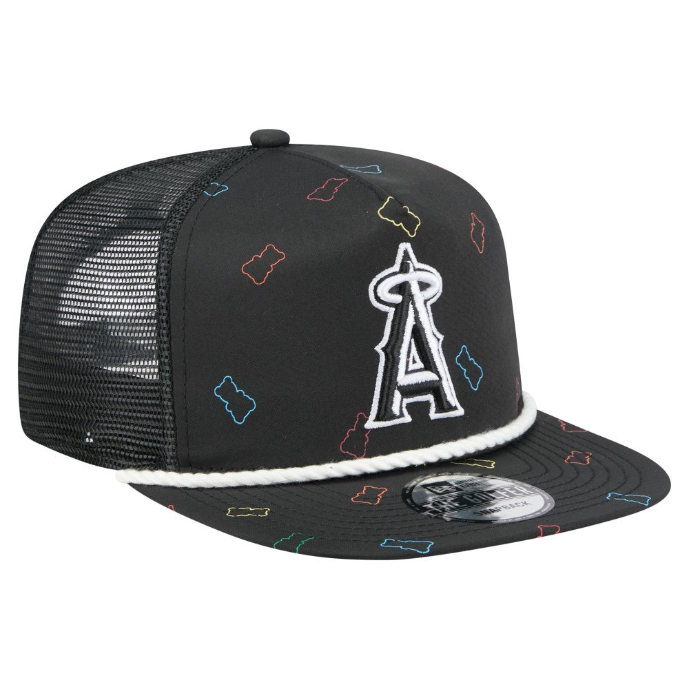 Los Angeles Angels Gummy Golfer Trucker Adjustable Hat Black