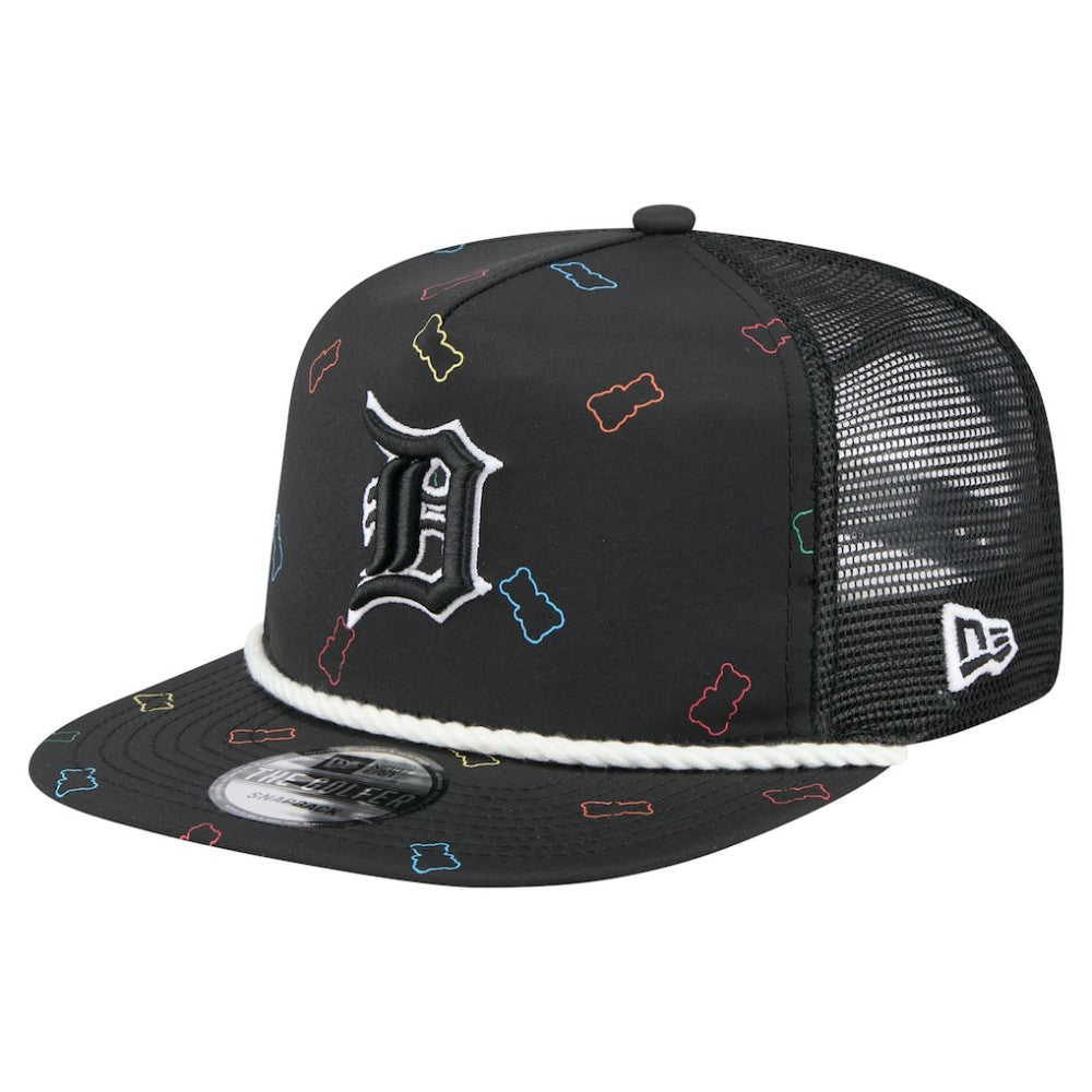 Detroit Tigers Gummy Golfer Trucker Snapback Hat Black
