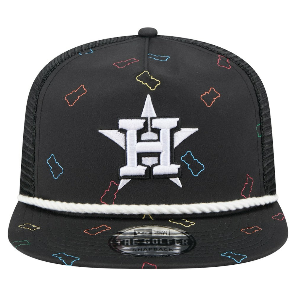 Houston Astros Gummy Golfer Trucker Adjustable Hat Black
