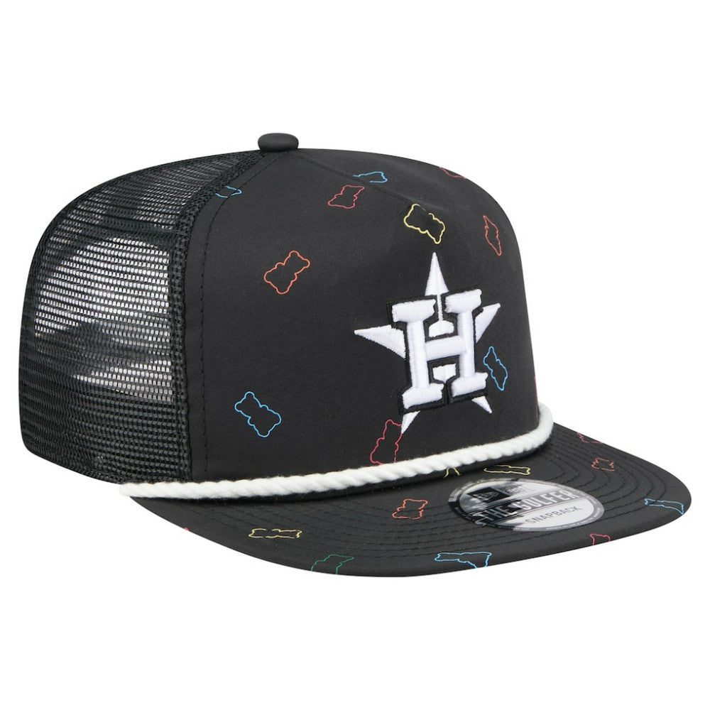 Houston Astros Gummy Golfer Trucker Adjustable Hat Black