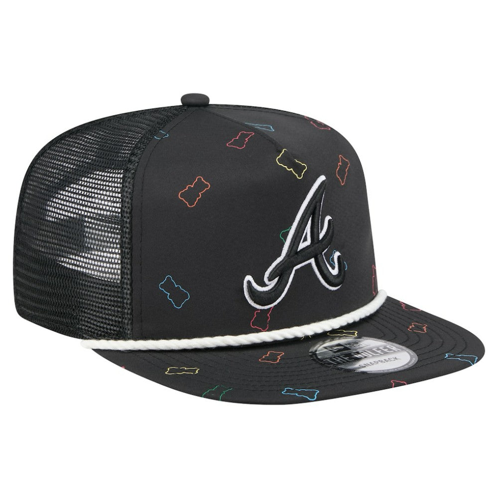 Atlanta Braves Gummy Golfer Trucker Adjustable Hat Black