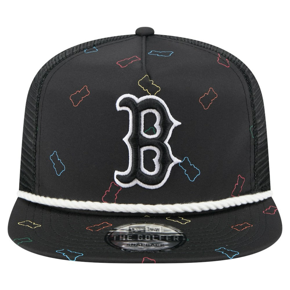 Boston Red Sox Gummy Golfer Trucker Adjustable Hat Black