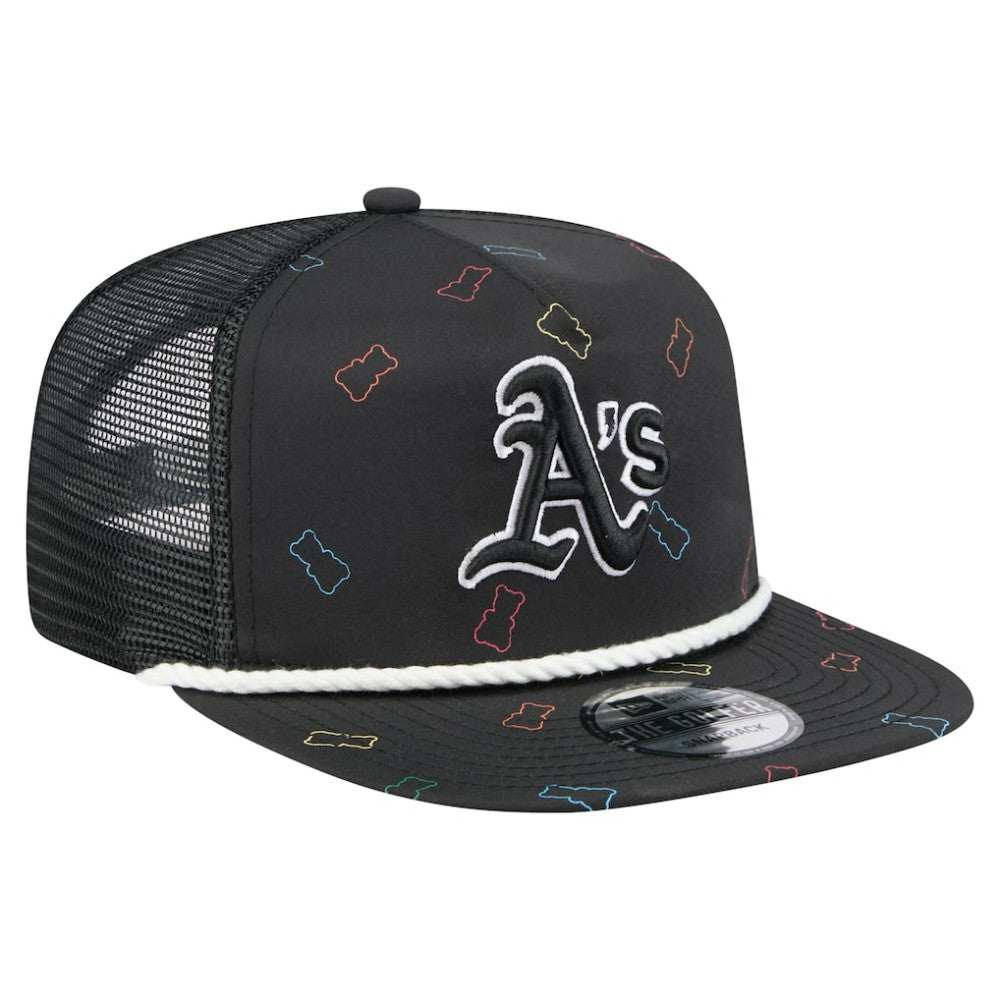 Athletics Gummy Golfer Trucker Adjustable Hat Black