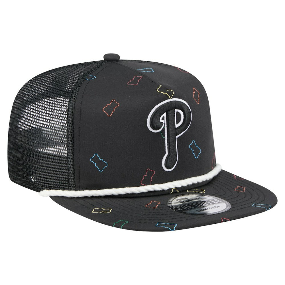 Philadelphia Phillies Gummy Golfer Trucker Adjustable Hat Black