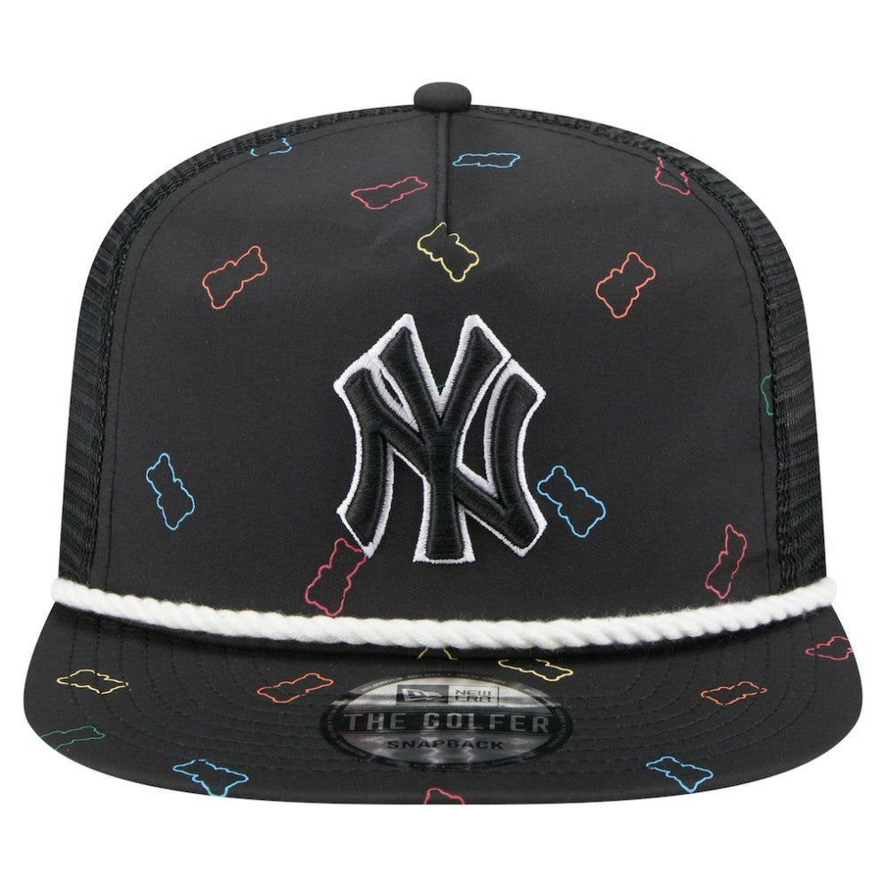 New York Yankees Gummy Golfer Trucker Adjustable Hat Black