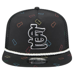 St. Louis Cardinals Gummy Golfer Trucker Snapback Hat Black