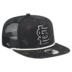 St. Louis Cardinals Gummy Golfer Trucker Snapback Hat Black