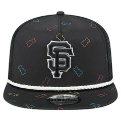 San Francisco Giants Gummy Golfer Trucker Adjustable Hat Black