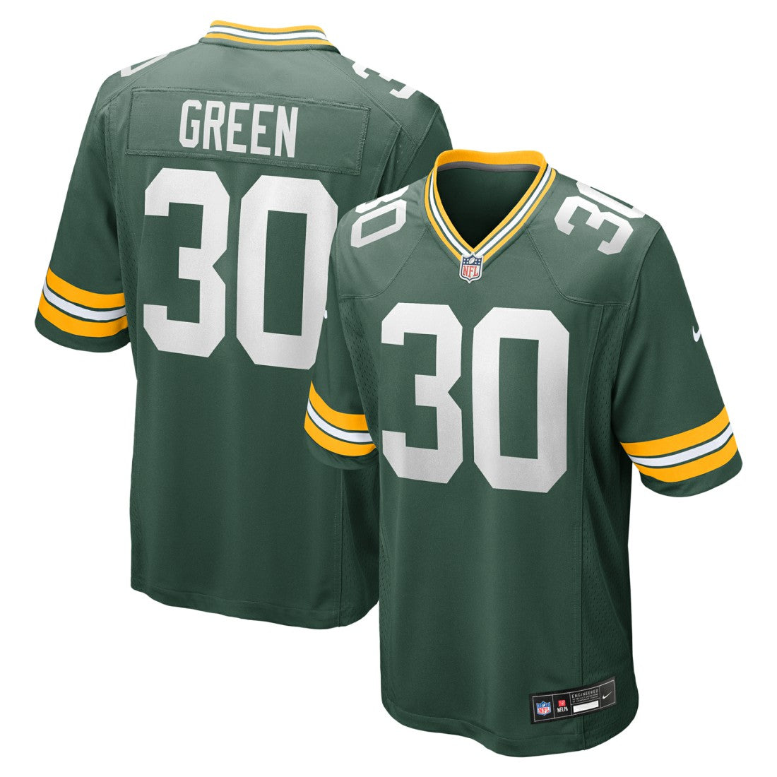 Ahman Green Green Bay Packers Team Retired Player Game Jersey - Green outlet