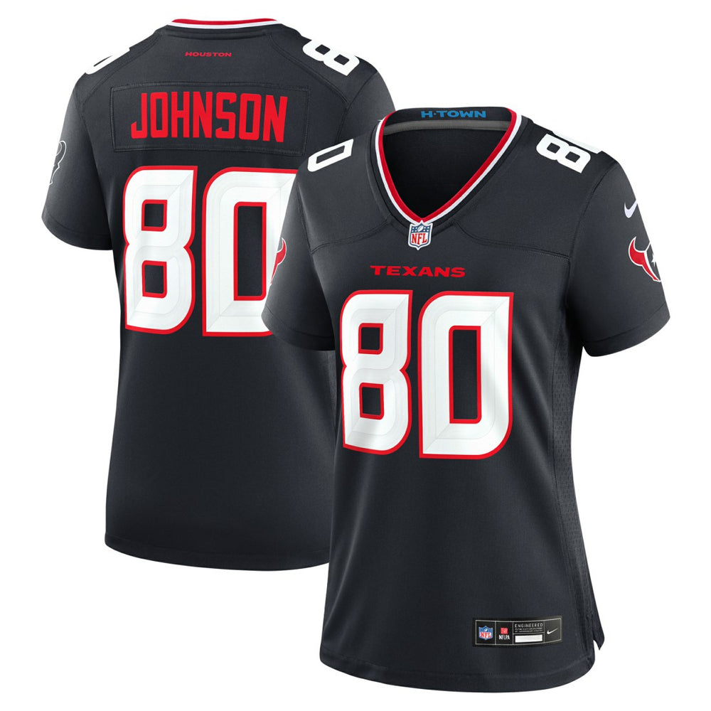 Andre Johnson Houston Texans Women's Team Retired Player Game Jersey - Navy discount
