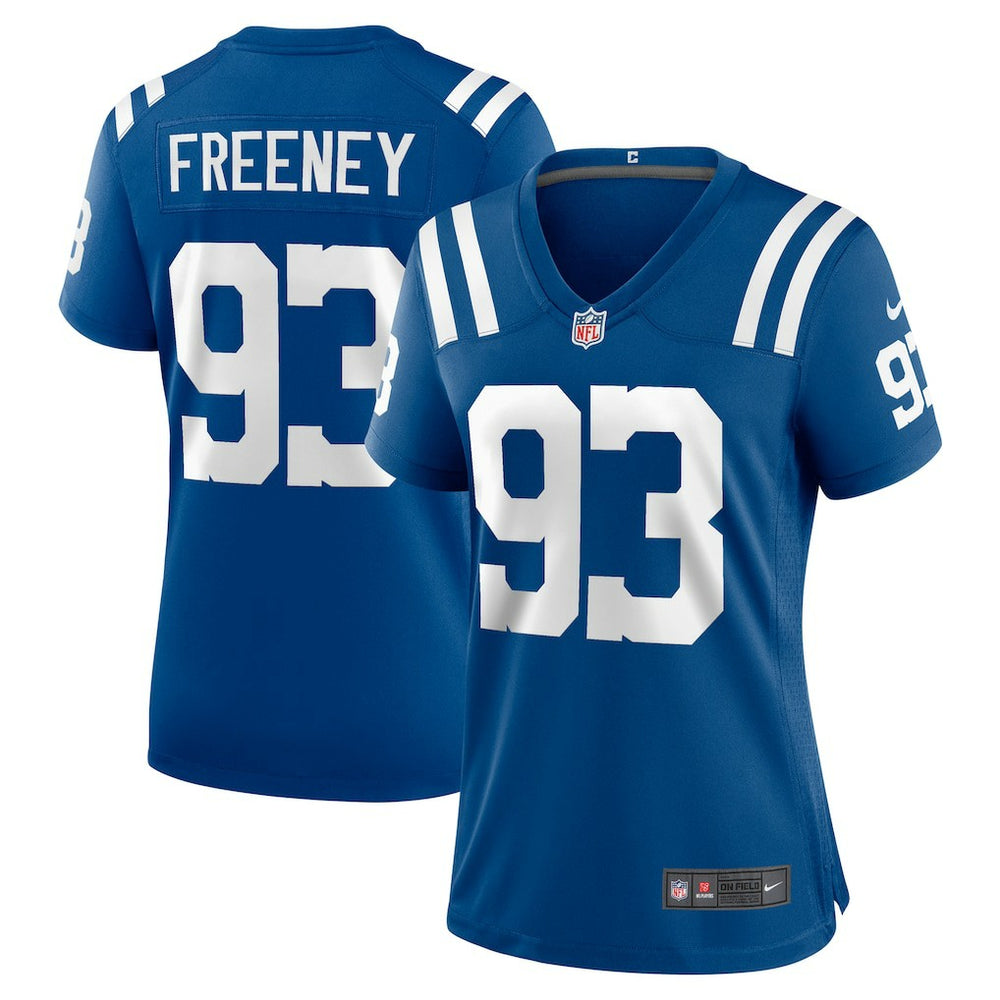 Dwight Freeney Indianapolis Colts Women's Team Retired Player Game Jersey - Royal for sale
