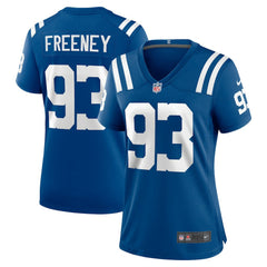 Dwight Freeney Indianapolis Colts Women's Team Retired Player Game Jersey - Royal for sale
