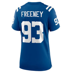 Dwight Freeney Indianapolis Colts Women's Team Retired Player Game Jersey - Royal for sale