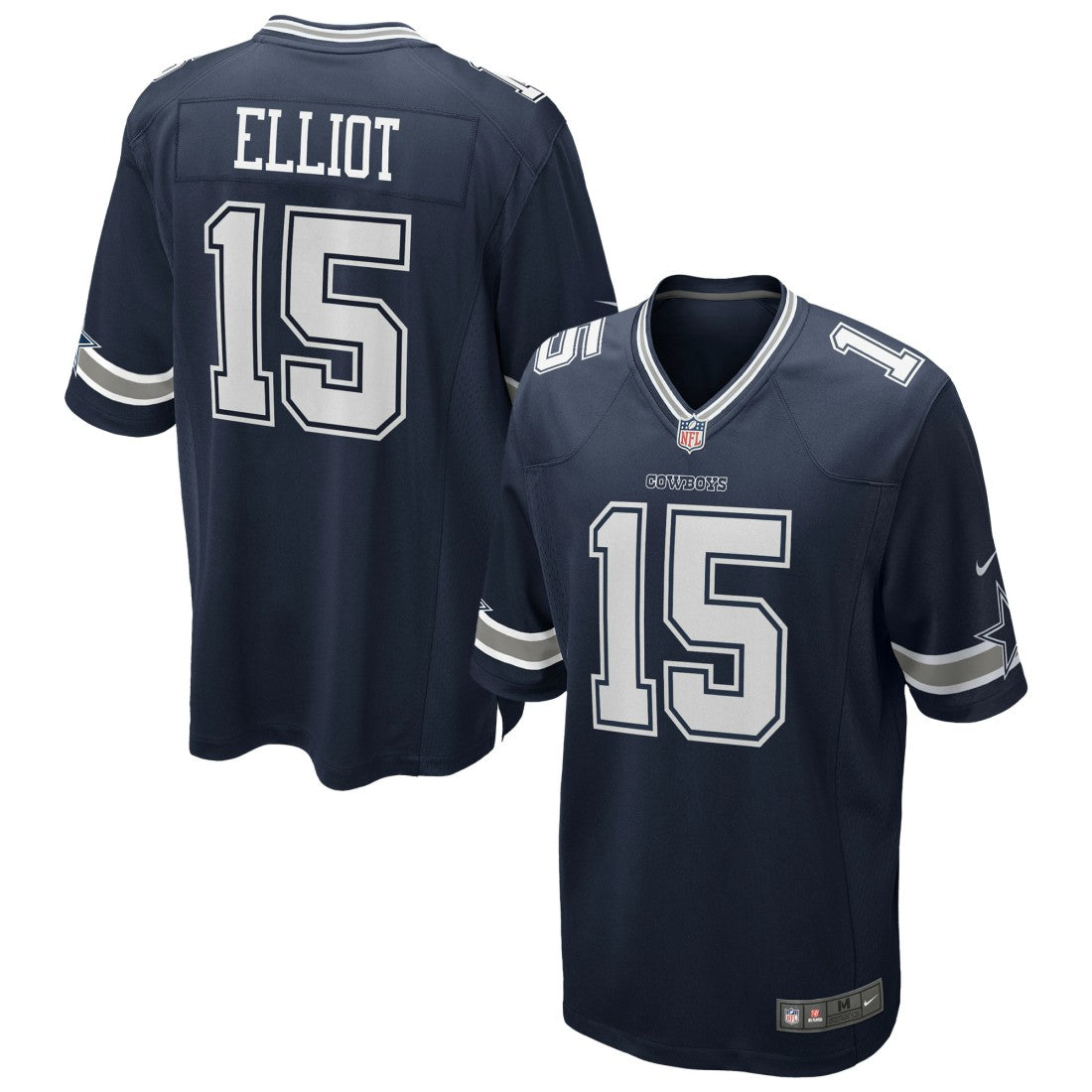Ezekiel Elliott Dallas Cowboys Team Game Jersey - Navy discount