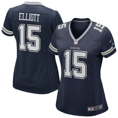 Ezekiel Elliott Dallas Cowboys Women's Game Jersey - Navy sale