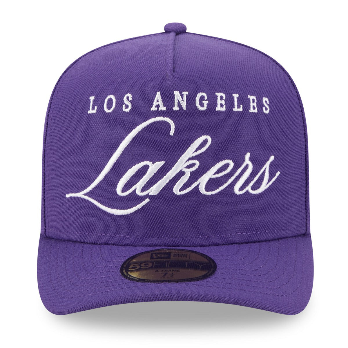 Los Angeles Lakers 2025 NBA Draft A-Frame 59FIFTY Fitted Hat - Purple sale