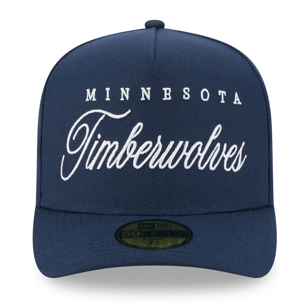 Minnesota Timberwolves 2025 NBA Draft A-Frame 59FIFTY Fitted Hat - Navy cheap