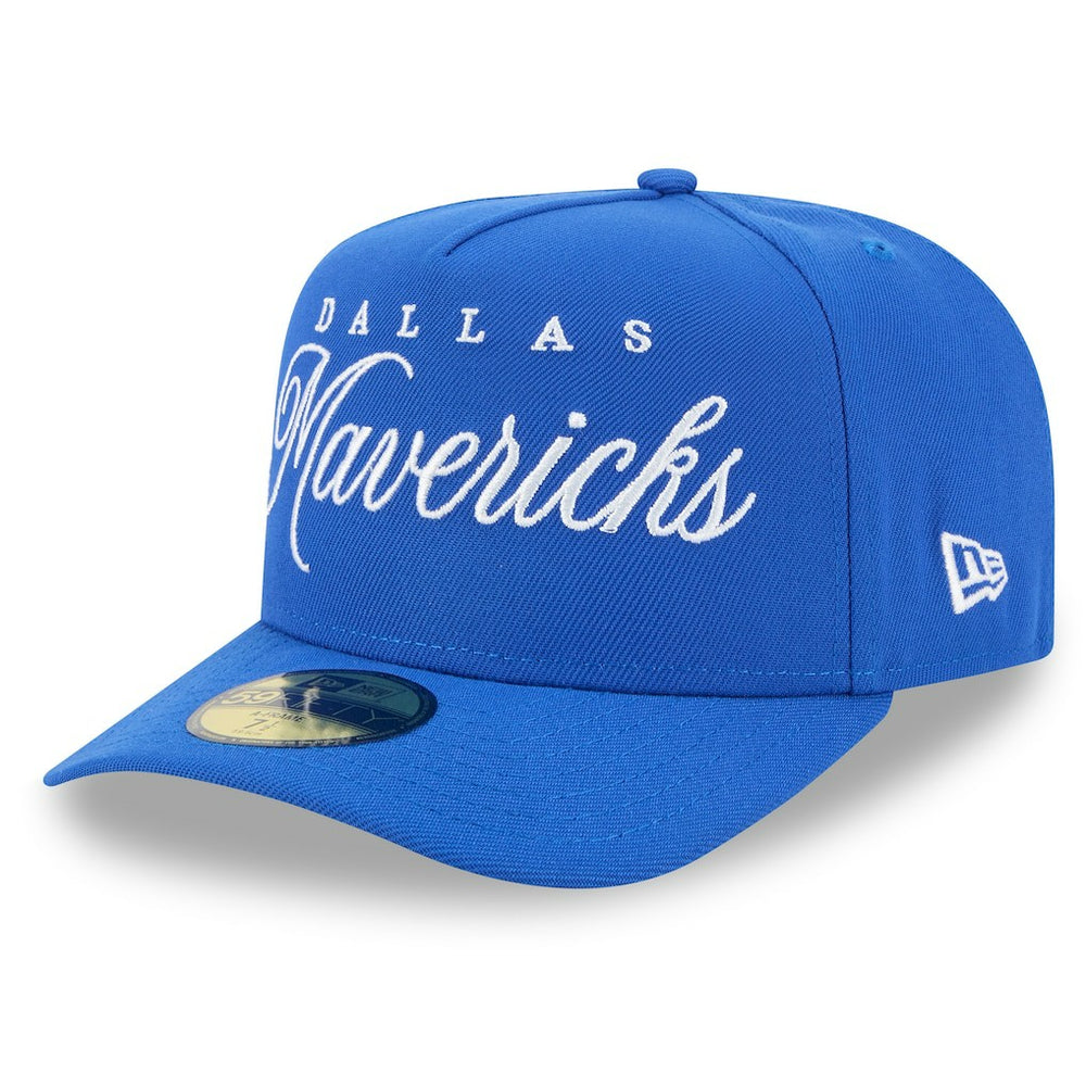 Dallas Mavericks 2025 NBA Draft A-Frame 59FIFTY Fitted Hat sale - Blue cheap