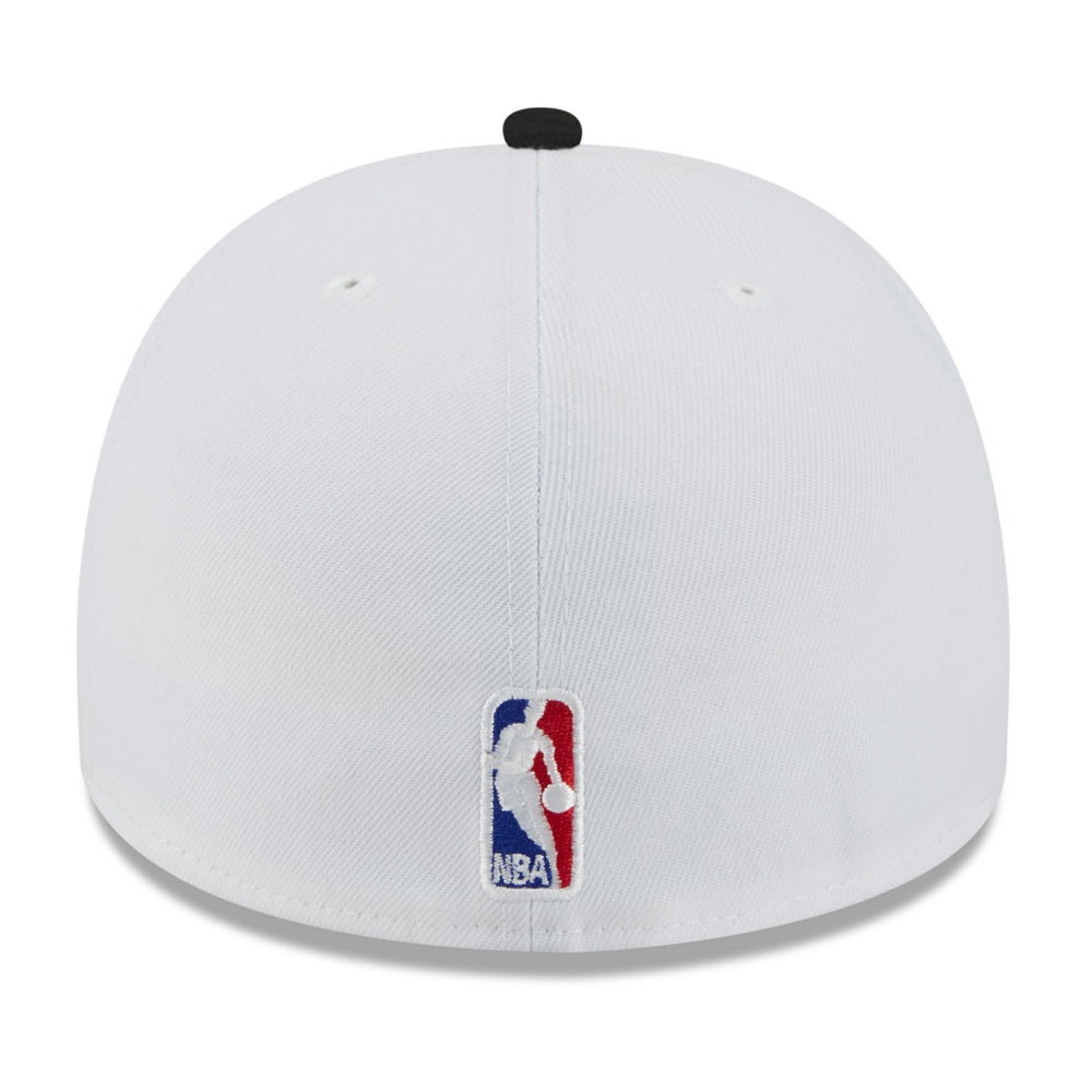 Miami Heat 2025 NBA Draft A-Frame 59FIFTY Fitted Hat - White/Black sale