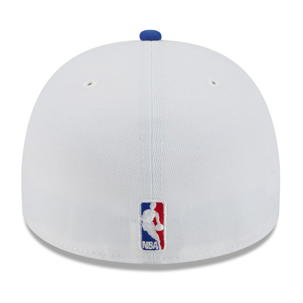 Philadelphia 76ers 2025 NBA Draft A-Frame 59FIFTY Fitted Hat - White/Royal shop