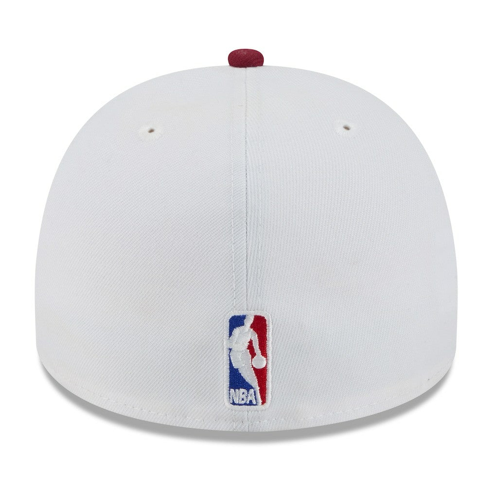 Cleveland Cavaliers 2025 NBA Draft A-Frame 59FIFTY Fitted Hat sale - White/Wine for sale