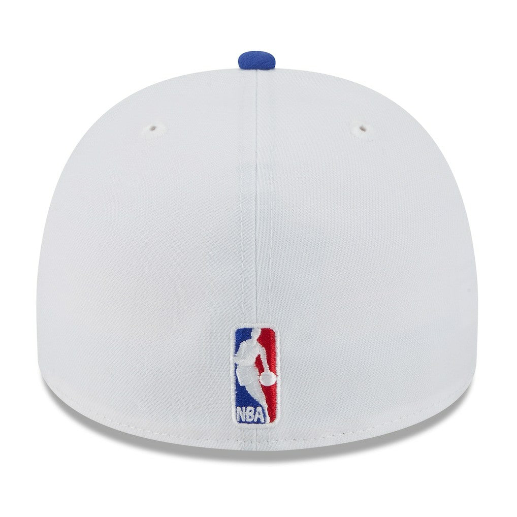 Golden State Warriors 2025 NBA Draft A-Frame 59FIFTY Fitted Hat sale - White/Royal discount