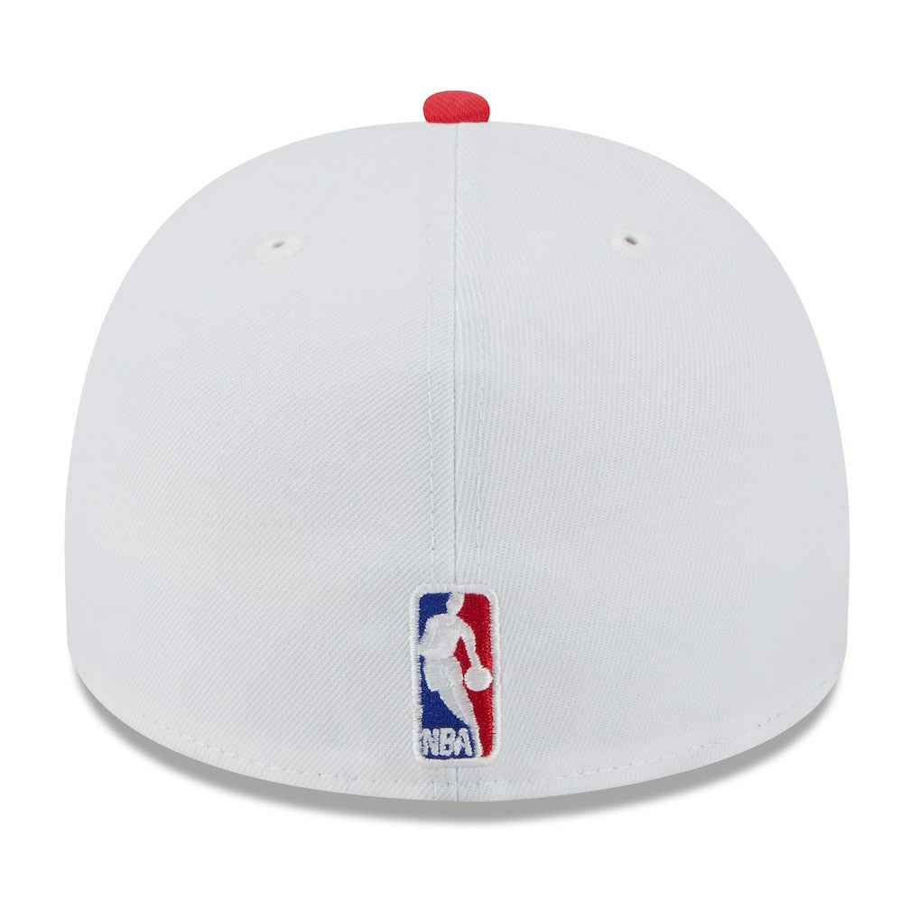 Atlanta Hawks 2025 NBA Draft A-Frame 59FIFTY Fitted Hat - White/Red discount