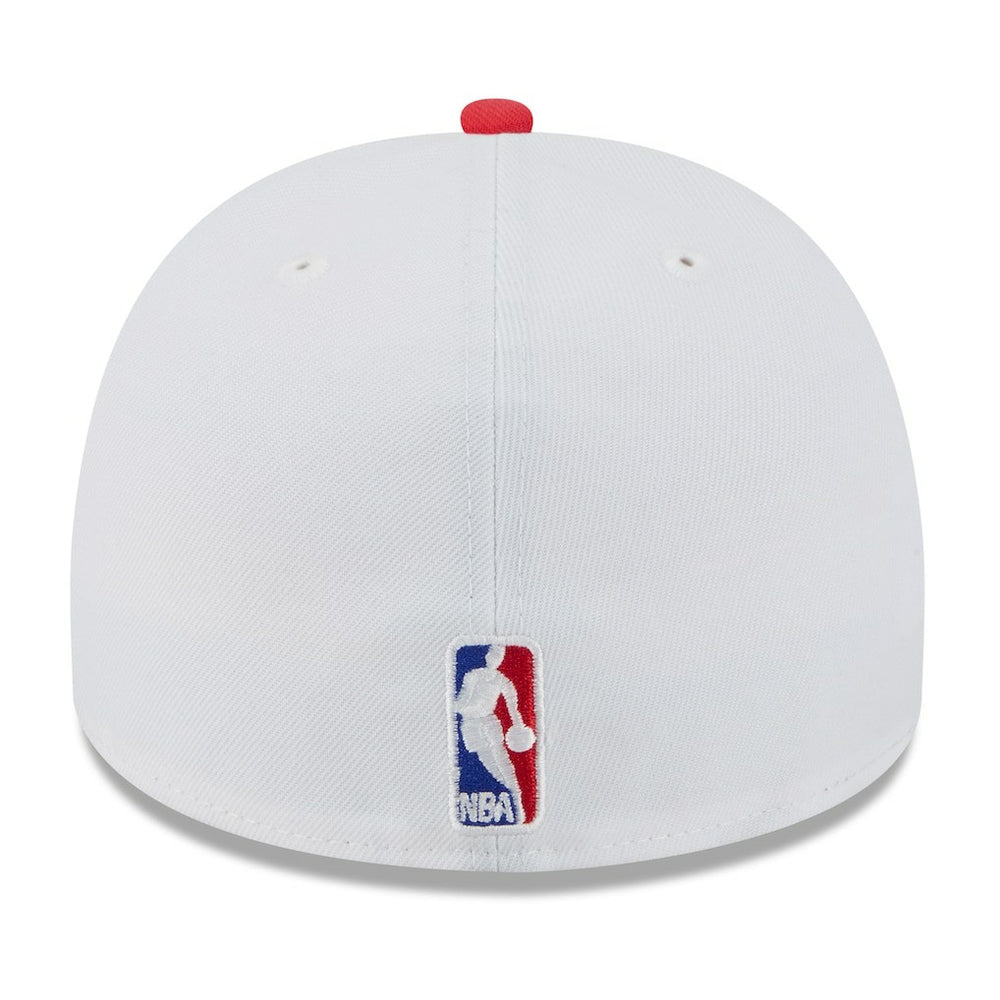 Atlanta Hawks 2025 NBA Draft A-Frame 59FIFTY Fitted Hat - White/Red discount