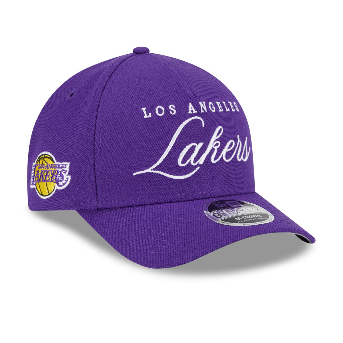 Los Angeles Lakers 2025 NBA Draft M-Crown A-Frame 9FORTY Adjustable Hat - Purple shop