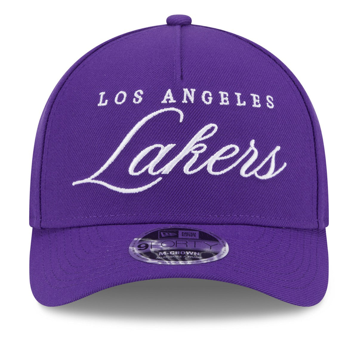 Los Angeles Lakers 2025 NBA Draft M-Crown A-Frame 9FORTY Adjustable Hat - Purple shop