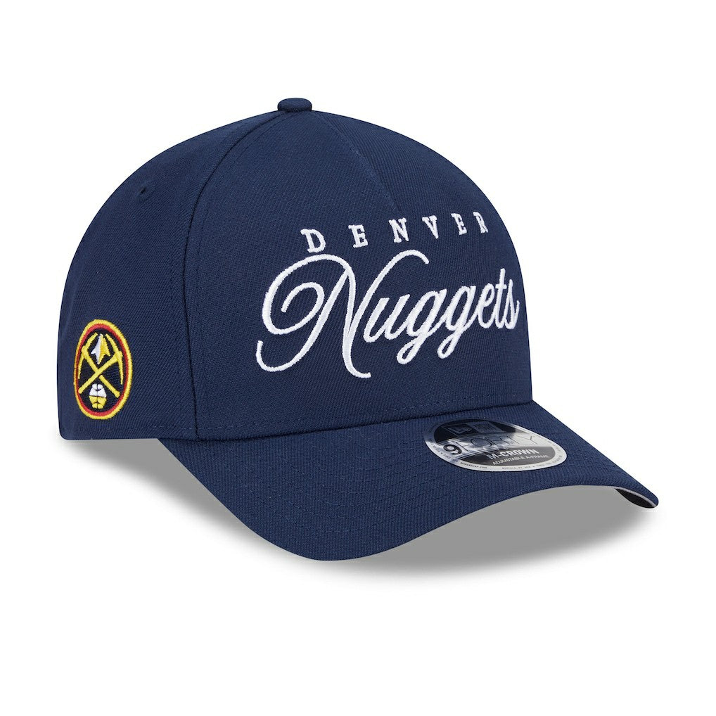 Denver Nuggets 2025 NBA Draft M-Crown A-Frame 9FORTY Adjustable Hat sale - Navy sale