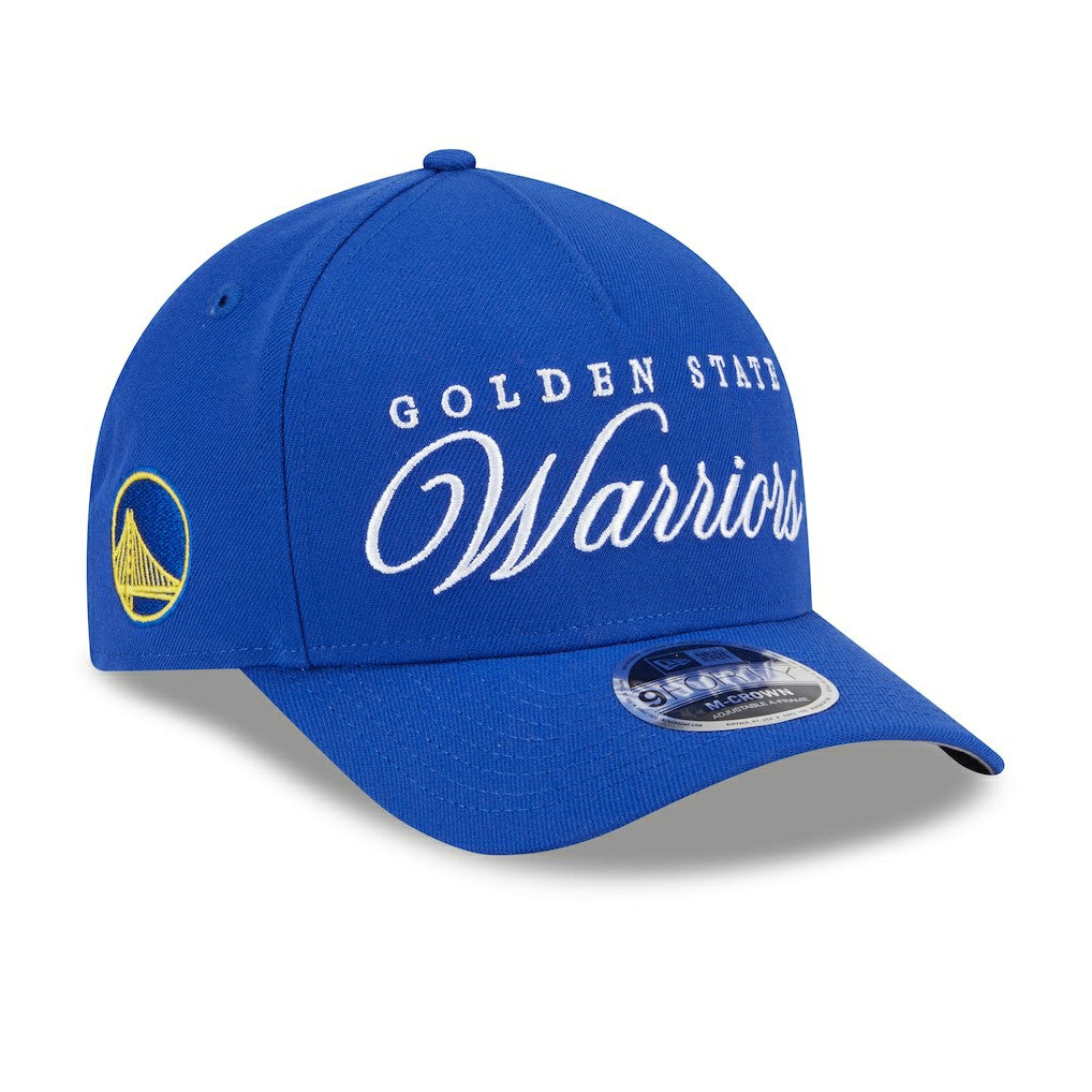 Golden State Warriors 2025 NBA Draft M-Crown A-Frame 9FORTY Adjustable Hat sale - Royal outlet