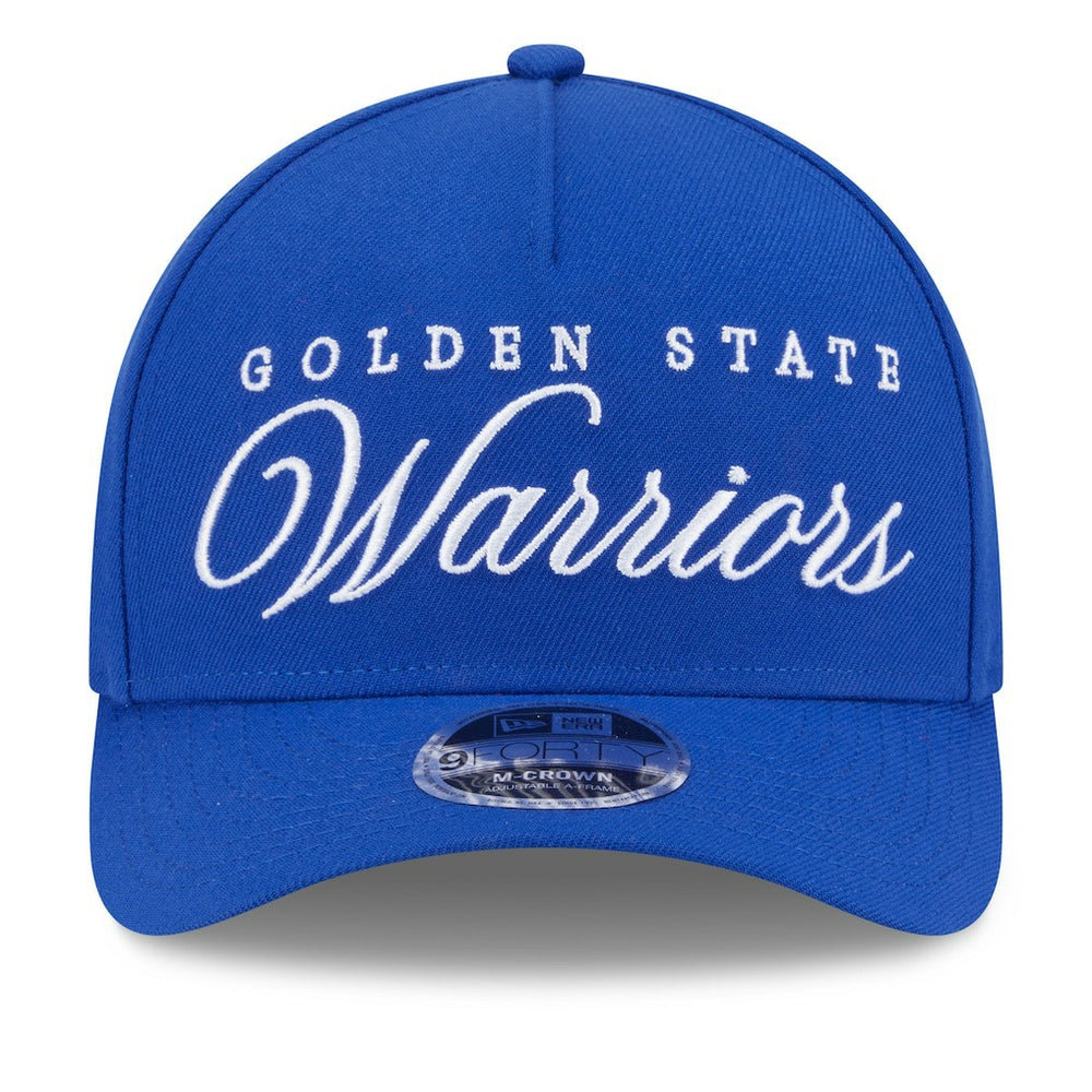 Golden State Warriors 2025 NBA Draft M-Crown A-Frame 9FORTY Adjustable Hat sale - Royal outlet