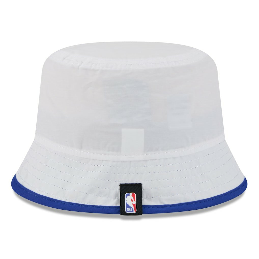 Golden State Warriors 2025 NBA Draft Nylon Bucket Hat sale - White/Royal for sale