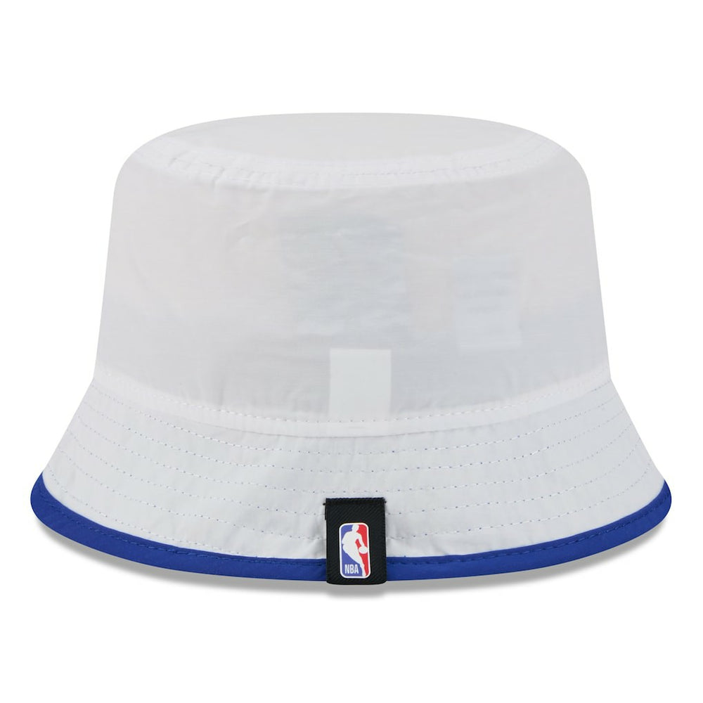 Golden State Warriors 2025 NBA Draft Nylon Bucket Hat sale - White/Royal for sale