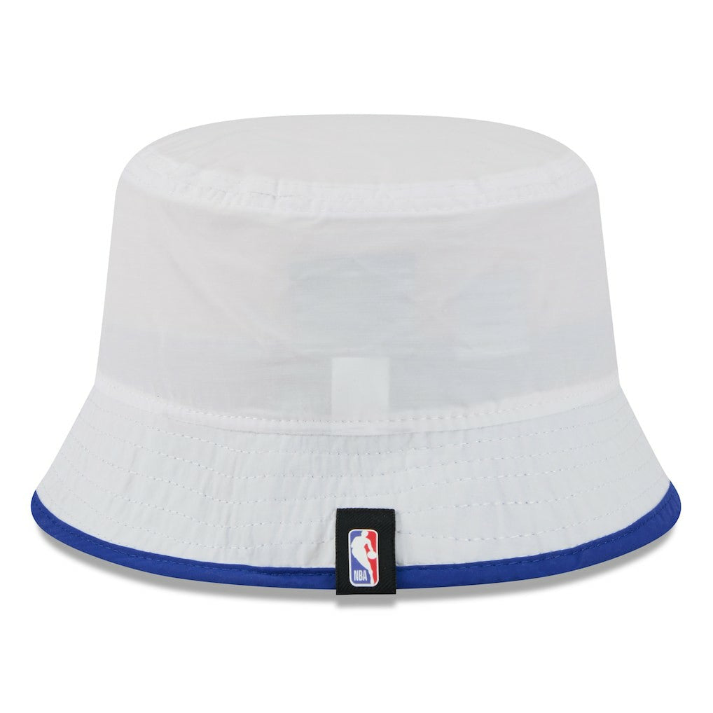 Philadelphia 76ers 2025 NBA Draft Nylon Bucket Hat - White/Royal sale