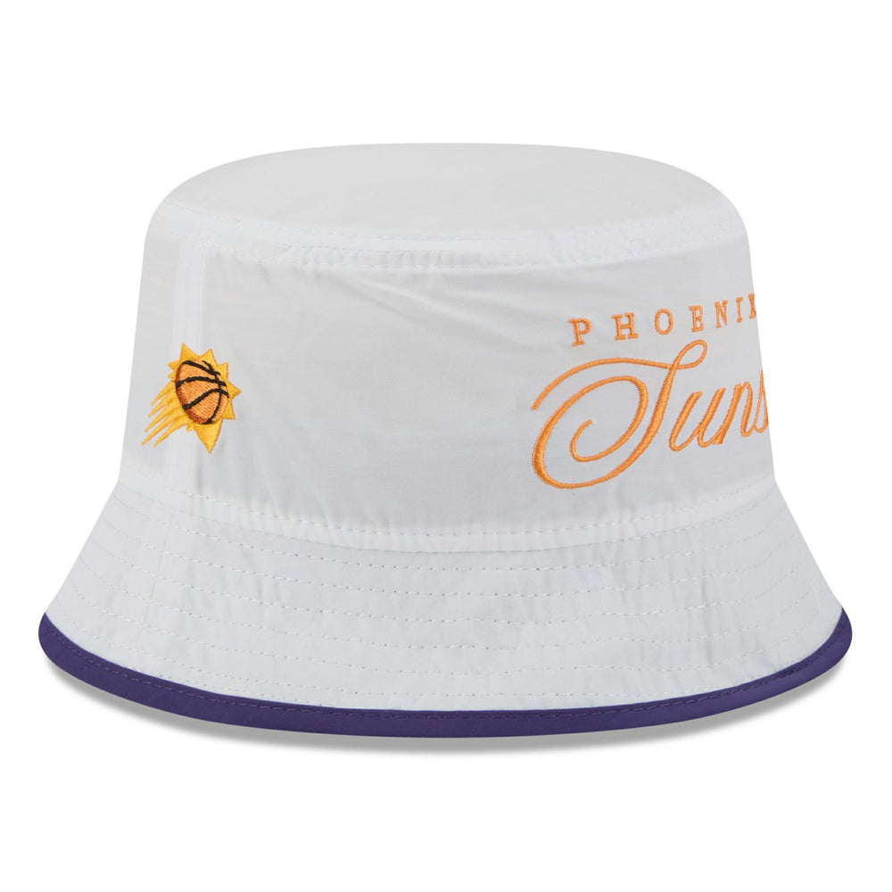 Phoenix Suns 2025 NBA Draft Nylon Bucket Hat - White/Purple sale