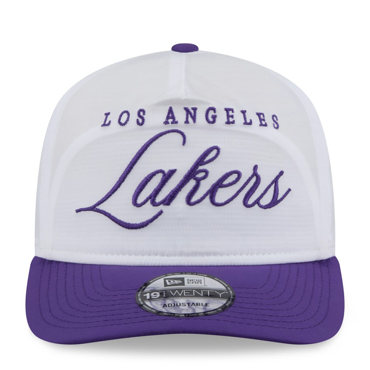 Los Angeles Lakers 2025 NBA Draft On-Stage Nylon 19TWENTY Adjustable Hat - White/Purple online